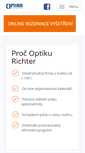 Mobile Screenshot of optika-richter.cz